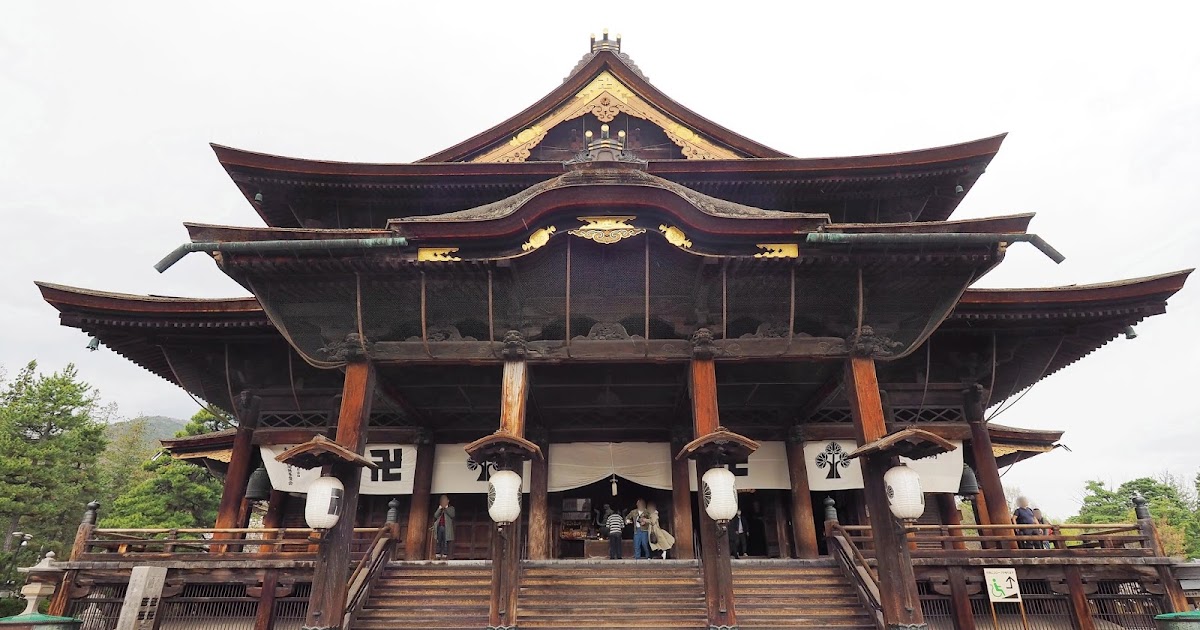 善光寺 仁王門 鐘楼 旅行